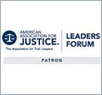 American Association For Justice ,The Association For Trial Lawyers| Leaders Forum|Patron